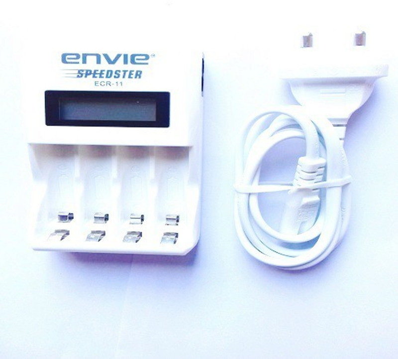 Envie SPEEDSTAR ECR 11  Camera Battery Charger(White)