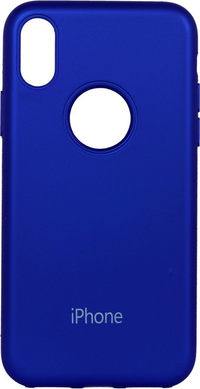 fabzy Back Cover for Baseus Cover For Apple Iphone X (Blue)(Blue, Silicon)