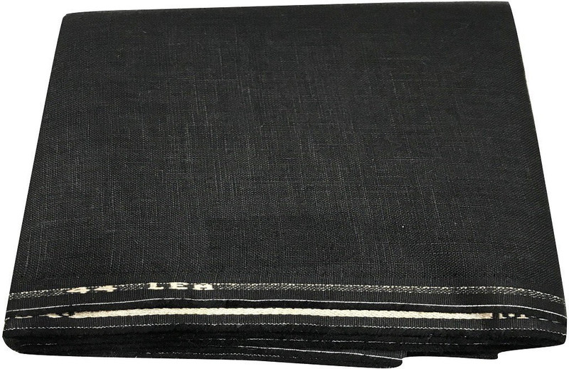 fabrichvalley Linen Solid Trouser Fabric(Unstitched)