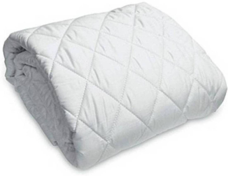 royal aditya Mattress Topper King Size Waterproof Mattress Protector(White)
