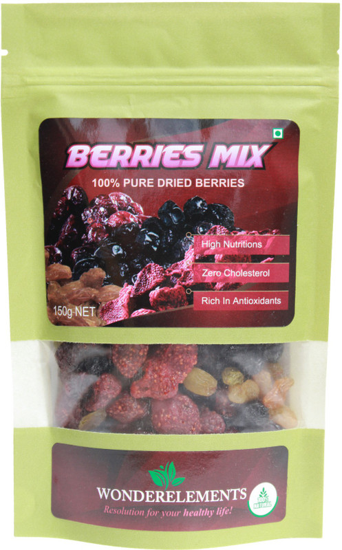 Wonderelements Dried Berries Mix 150g Assorted Fruit(150 g)