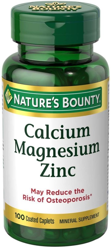Nature's Bounty Calcium Magnesium Zinc, Cets, 100 cets(100 No)