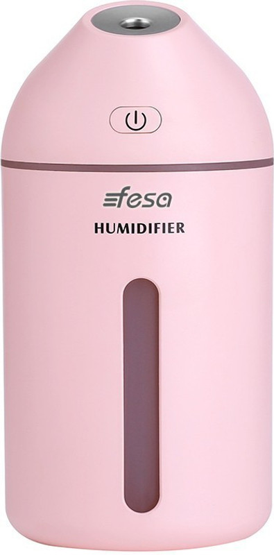 fesa 320ML Ultrasonic Air Humidifier Aroma Fog Diffuser Cool Mist Generator. Portable Room Air Purifier(Pink)