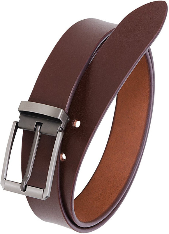 yash india Boys Brown Genuine Leather Belt