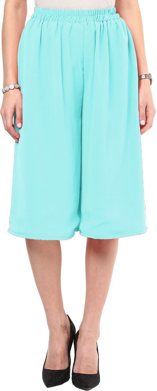 Uptownie Lite Too Cool Culotte Women Light Green Capri