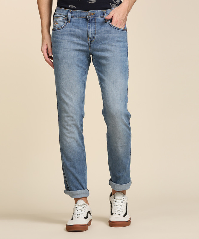 Wrangler Slim Men's Blue Jeans Wrangler Slim Men's Blue Jeans