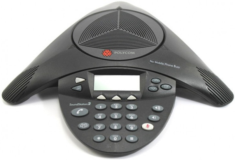 Polycom Sound station 2 EXpendable Cordless Landline Phone(Black)