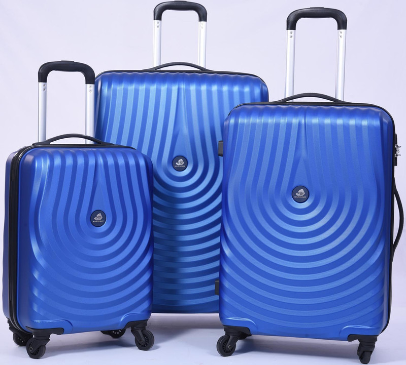 Kamiliant Cabin Suitcase, Check-in Suitcase, Suitcase Combo(Black)