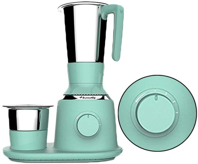 Butterfly Present Spectra with 4 Jars 750 W Green color Unbreakable polycarbonate outer shell and SS inner shell jarsÂ  750 W Juicer Mixer Grinder(Mint Green, 4 Jars)