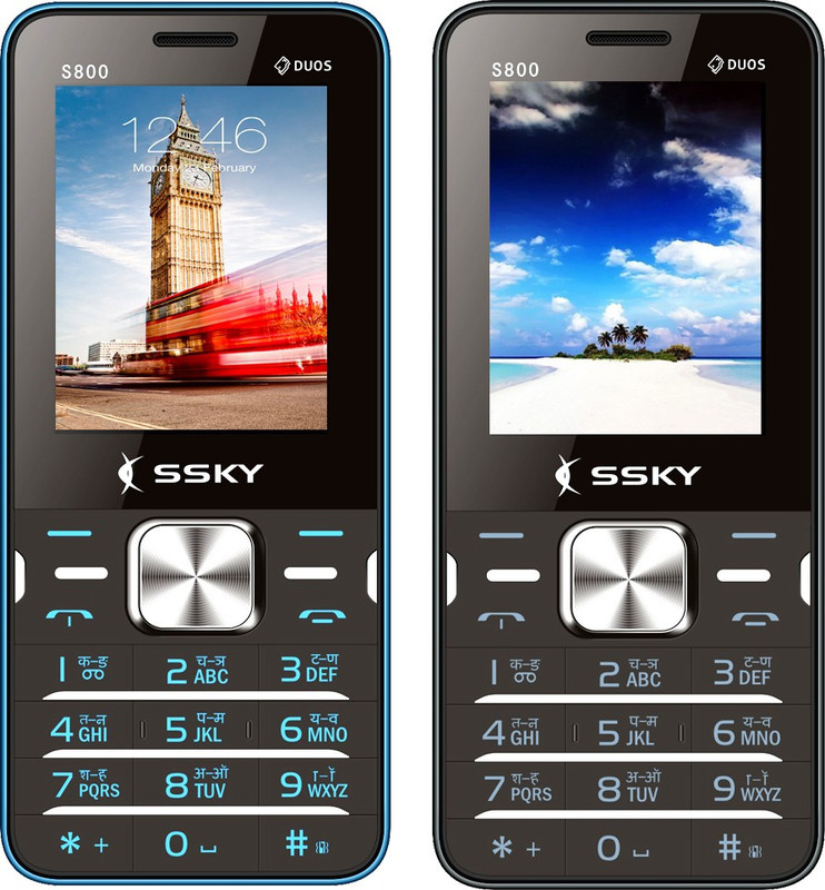 Ssky S800 GLOW Combo of Two Mobiles(Blue&Grey) Ssky S800 GLOW Combo of Two Mobiles(Blue&Grey)