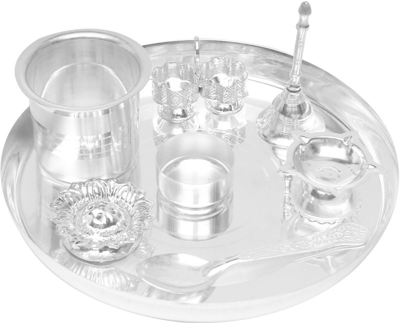 dilkush Silver Plated(8 Pieces, Silver)