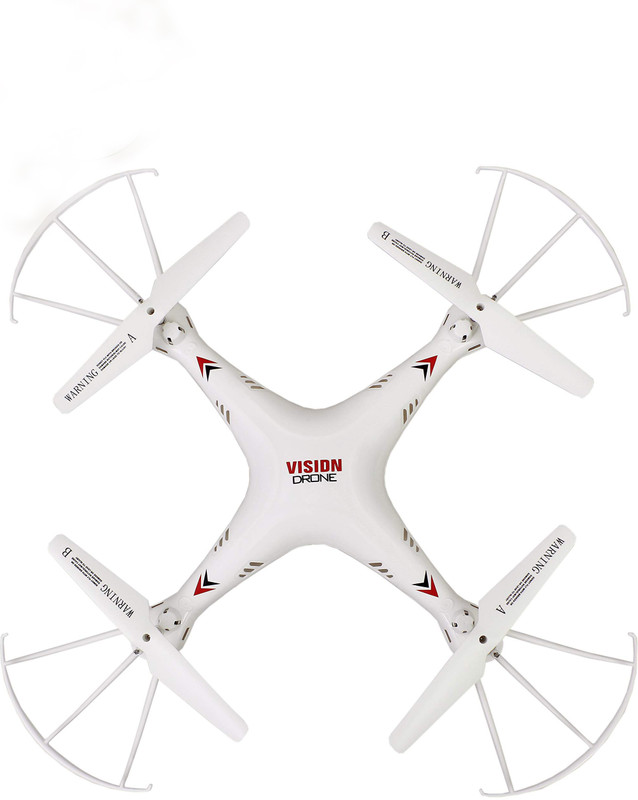 cracker 4CH 2.4G RC Live Video Real-time Streaming FPV WiFi Camera Quadcopter Helicopter Drone Toy (Multicolour)(White)
