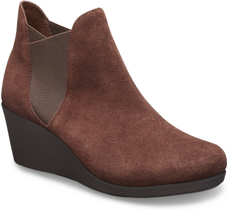 crocs leigh wedge boot