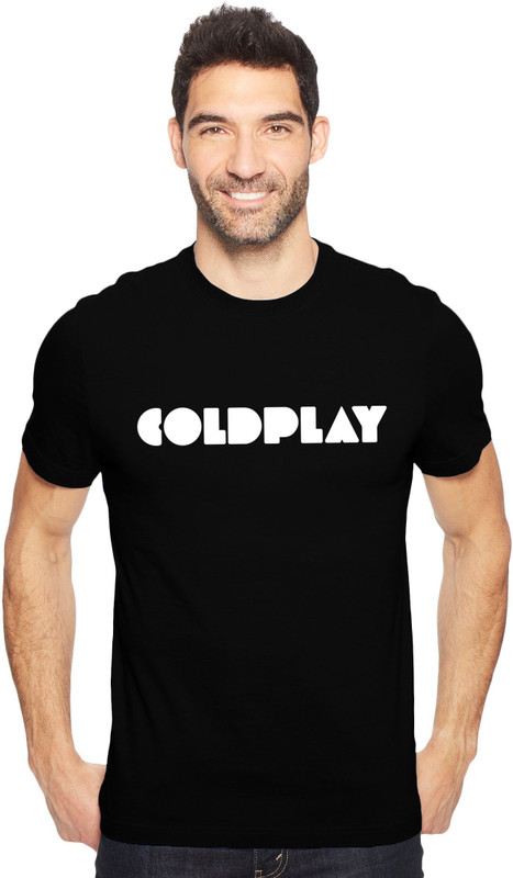 chrysolite Printed Men & Women Round Neck Black T-Shirt