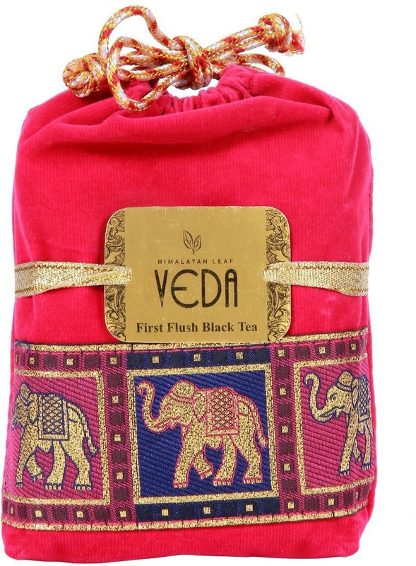 Veda Himalya Leaf First Flush Black Tea, Unflavoured Black Tea Pouch(100 g)