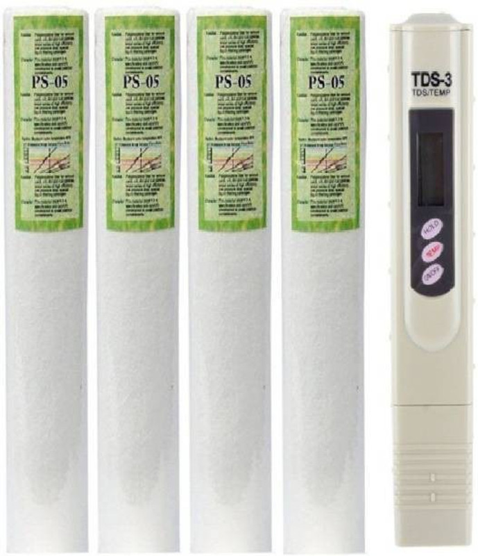 capital 4 pcs pp spun filter 10 inch with tds meter Digital TDS Meter
