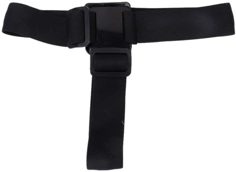 yog india Flexible Head Strap Mount With Adjustable Belt for Yi, SJCAM & GoPro HD Hero Action Cameras Strap(Black)