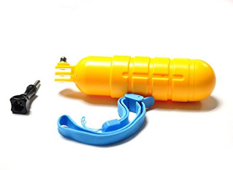 yog india Floaty Floating Bobber Hand Grip Handle Monopod Screw Strap Gopro Hero 5/4/3 SJcam Yi Strap(Black)