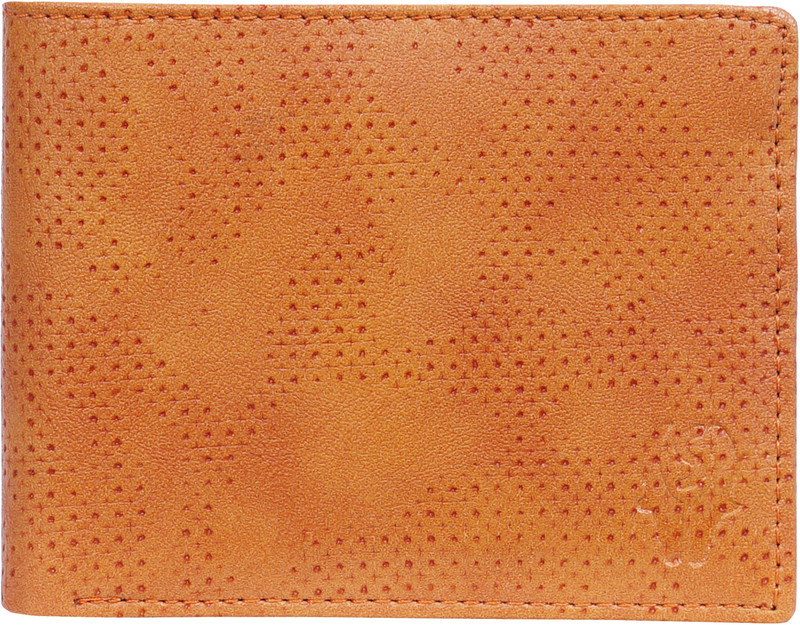 samtroh Men Tan Artificial Leather Card Holder(6 Card Slots)