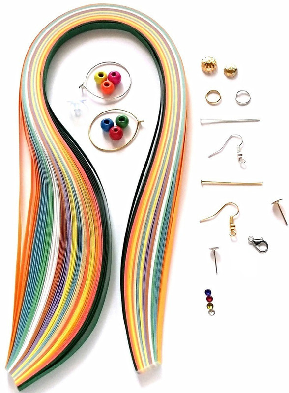 ecaart Advanced Jewel Making Kit & Quilling Kit (21 items)