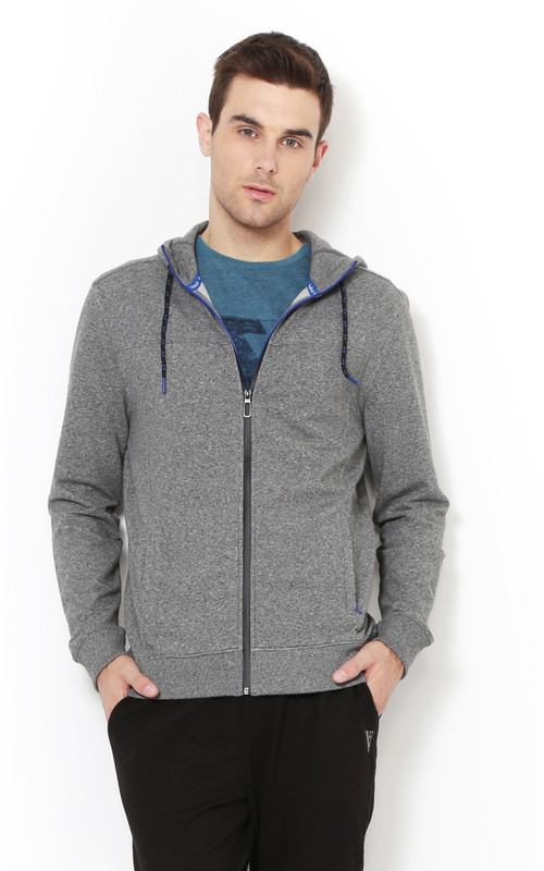 Van Heusen Full Sleeve Solid Men Sweatshirt