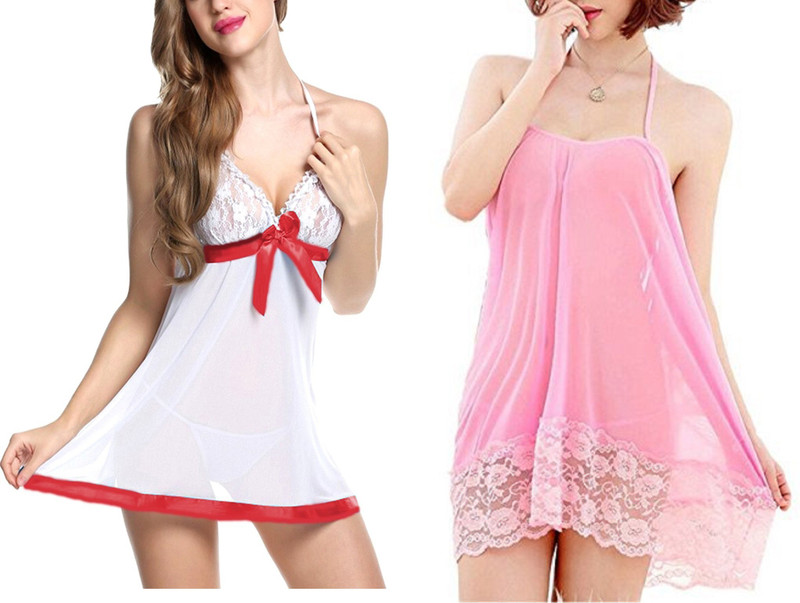 ansari hosiery Self Design Babydoll