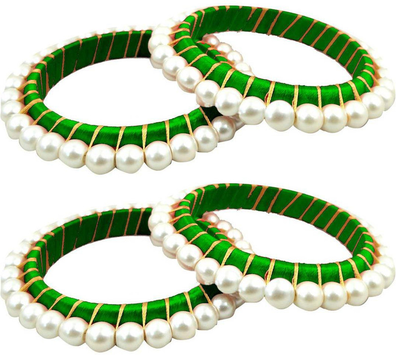 indian traditional stores Plastic Bangle Set(Pack of 4)