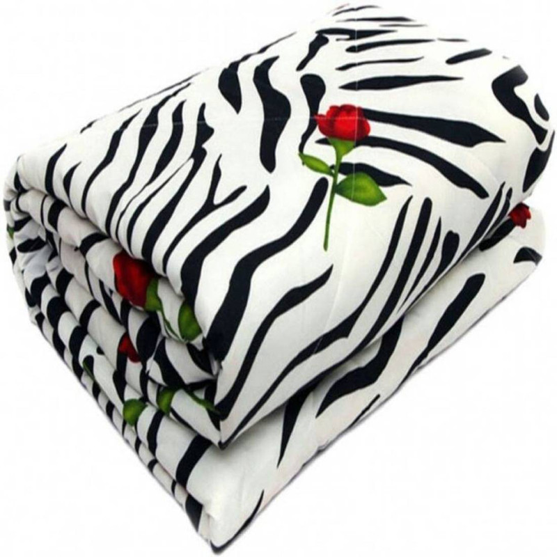 trustful Printed Double Dohar(Microfiber, Zebra Print Dohar)