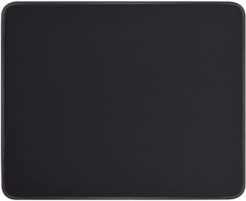 spincart Mouse Pads, Waterproof Gaming Mouse pad for Laptop, Gamers and PC with Stitched Edges Non-Slip Rubber Base Mousepad(Black)
