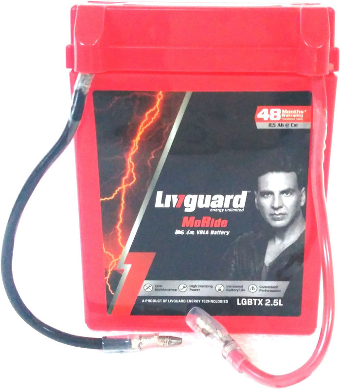 Two Wheeler Battery Livguard Moride Vrla Battery Livguard Two