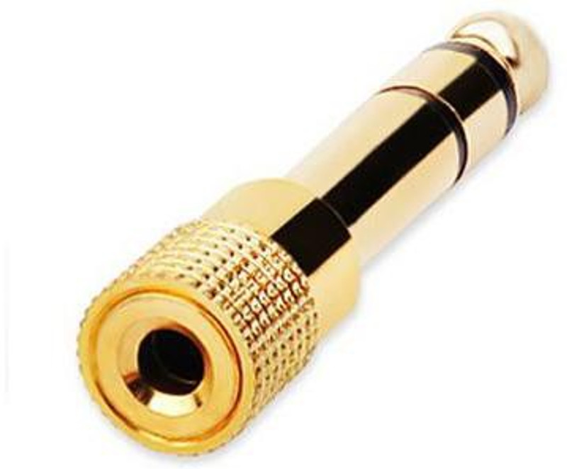 eatech 3.5mm Female to 6.5mm Male Headphone Audio Stereo Adapter Plug Converter Jack 0 m Headphone Adapter(Compatible with Mobile Device, Gold Plated)