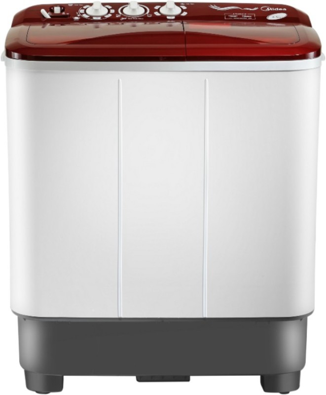 Midea 6.5 kg Semi Automatic Top Load Washing Machine Red, Grey, White(MWMSA065AZ1) RS.10320 (37.00% Off) - Flipkart