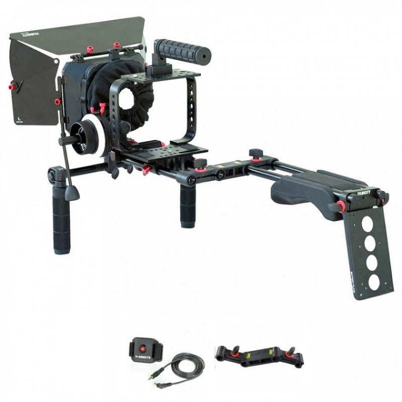 FILMCITY Shoulder Rig Kit for Camera/Production Camera (FC-05) Camera Rig