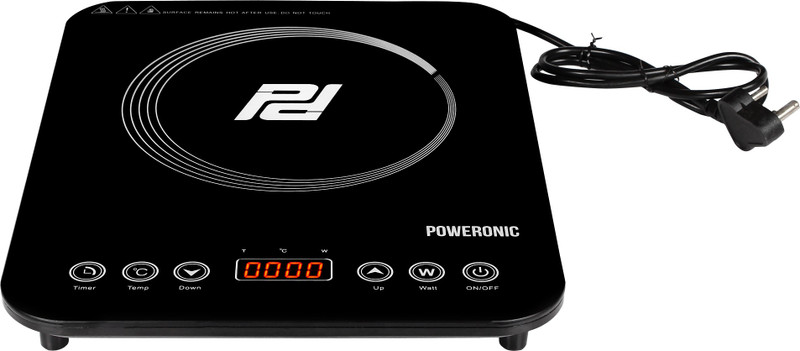 Poweronic PR-234 Induction Cooktop(Black, Push Button)