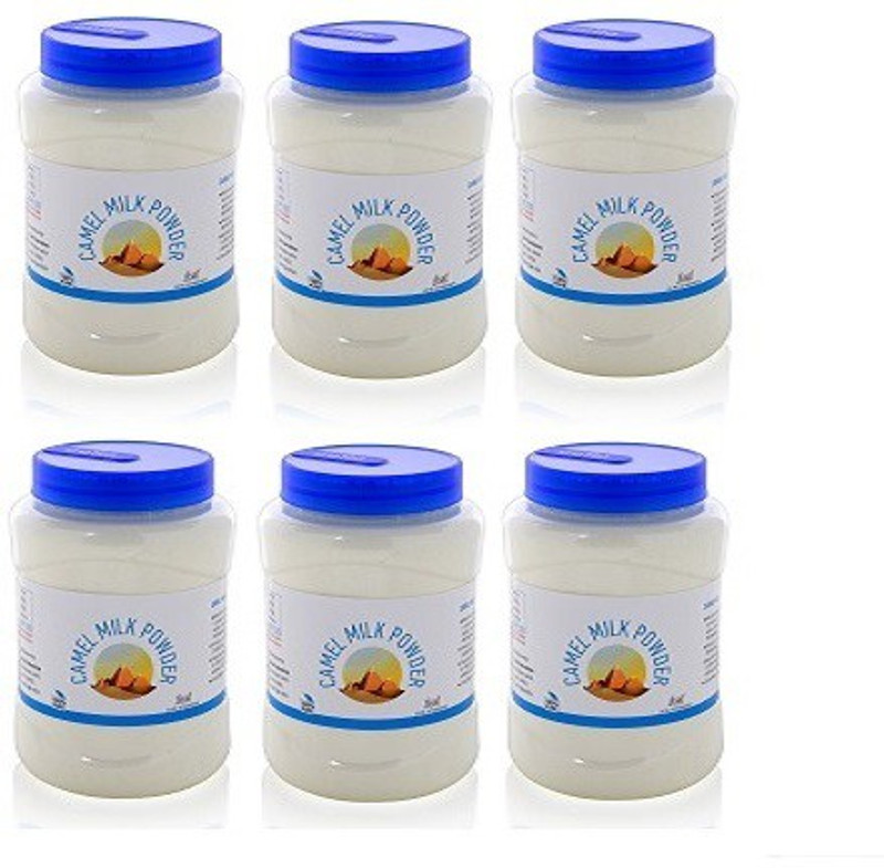 Nutra Vita Camel SIX Units of 50 G Each(Freeze Dried,Gluten Free, No Additives, No Preservatives) Packed in Reusable PET Bottles Flavored Milk Powder(300 g, Pack of 6)