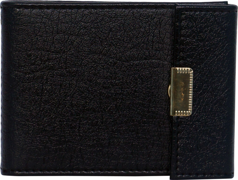 wildwolf Men Casual Black Artificial Leather Wallet(6 Card Slots)