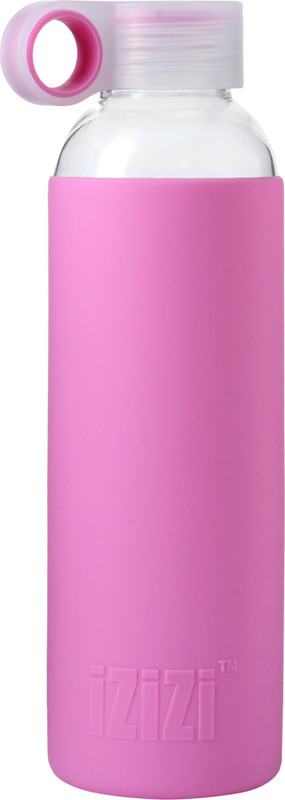 izizi Bottle with Silicone Sleeve 500 ml(Pink)