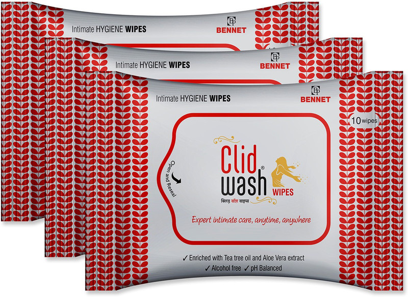 clid wipes CLID INTIMATE WIPES Intimate Wipes(30 Sheets, Pack of 3)