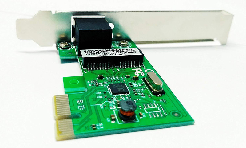 aplink PCI EXPRESS 3.0 LAN CARD Network Interface Card(Silver, Green)