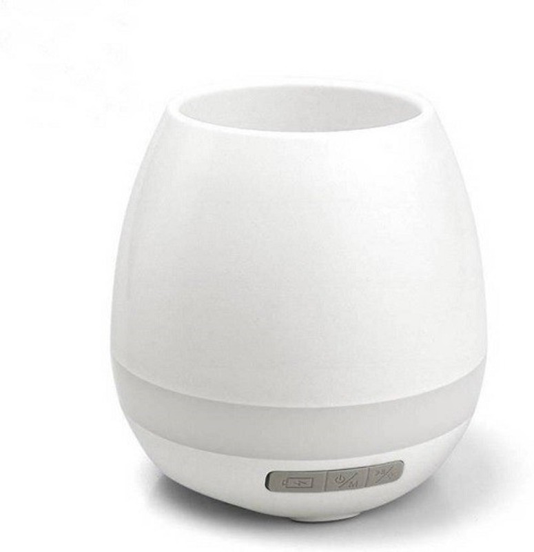 aeylight Smart Music Flower Pot Bluetooth Wireless Speaker Night Light USB Charging cable Smart Round Cute Plant Pots For office,bedroom,desk,indoor . 5 W Bluetooth  Speaker(Multicolor, Mono Channel)