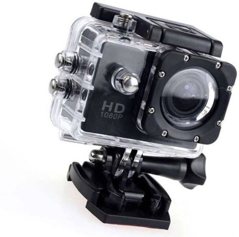 SpadeAces 2 Sports Adventure Camera Sports and Action Camera(Black, 12 MP) RS.3999 (80.00% Off) - Flipkart