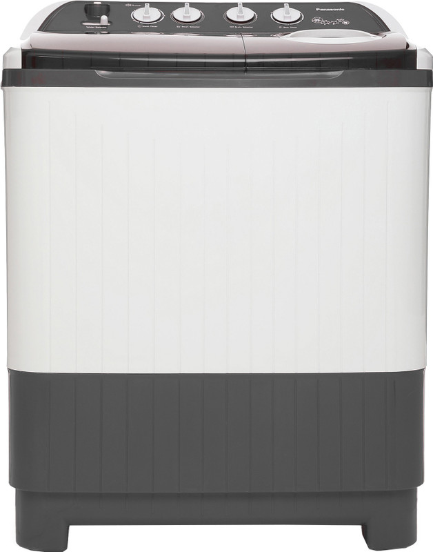 Panasonic 8 kg Semi Automatic Top Load White, Grey(NA-W80G4HRB)