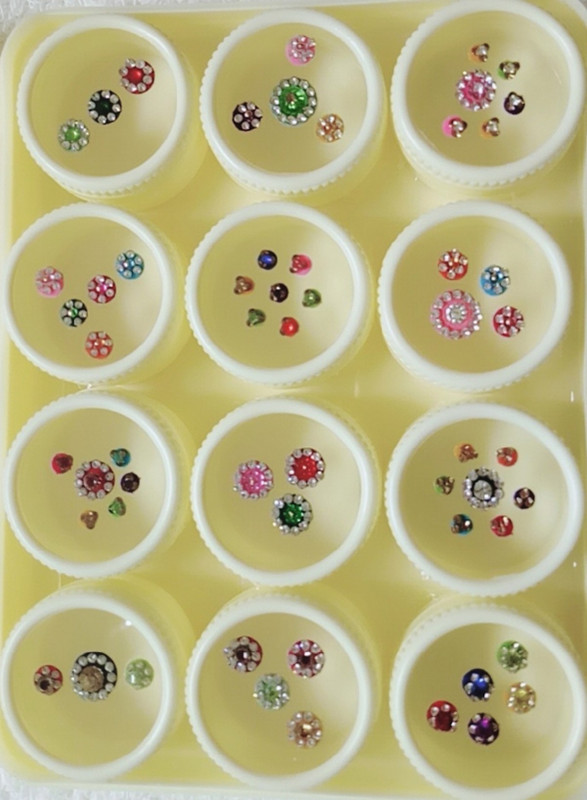 Beauty Gold Crystal Stone Supreb Design For Girls Ladies Forehead Nail Body Tattoo Multicolor Bindis Mugli Marathi Bollywood Style Bengali Bindi Buy Online In Guernsey At Guernsey Desertcart Com Productid 146289234 Top 19 bindi designs for you to try. desertcart