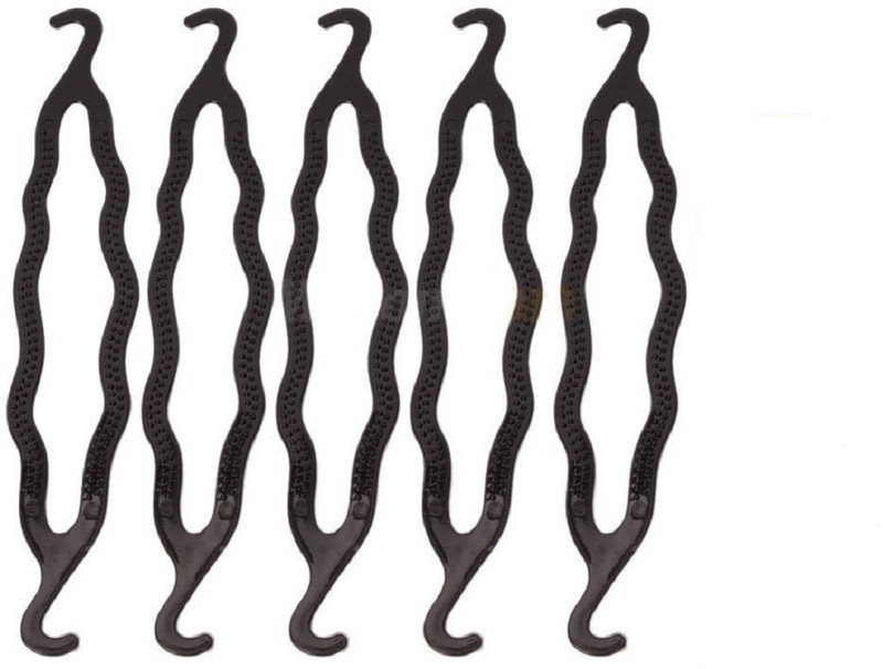 nerr Hair Twist Styling Clip Bun set of 5 (Black) Hair Accessory Set Hair Accessory Set(Black)