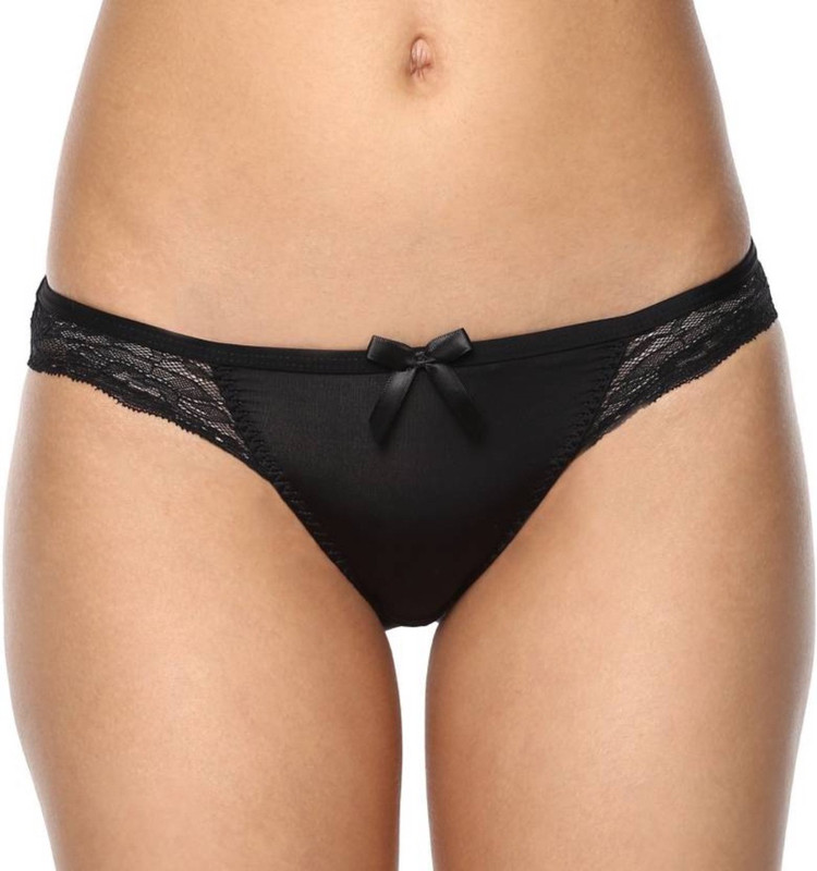 yup meng ni Women Hipster Black Panty(Pack of 1)