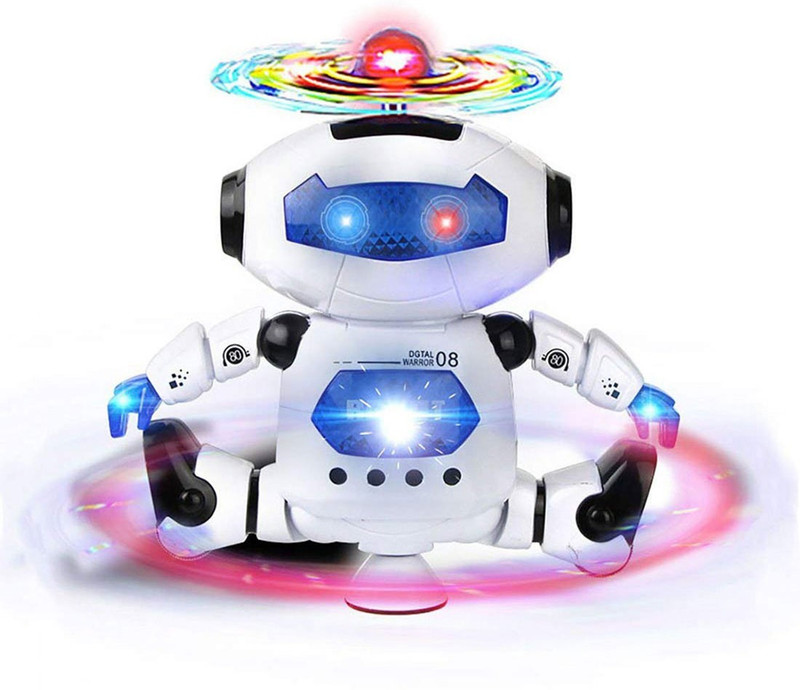 getitbae Naughty Musical Dancing Robot with 3D Lights and sound(Multicolor)