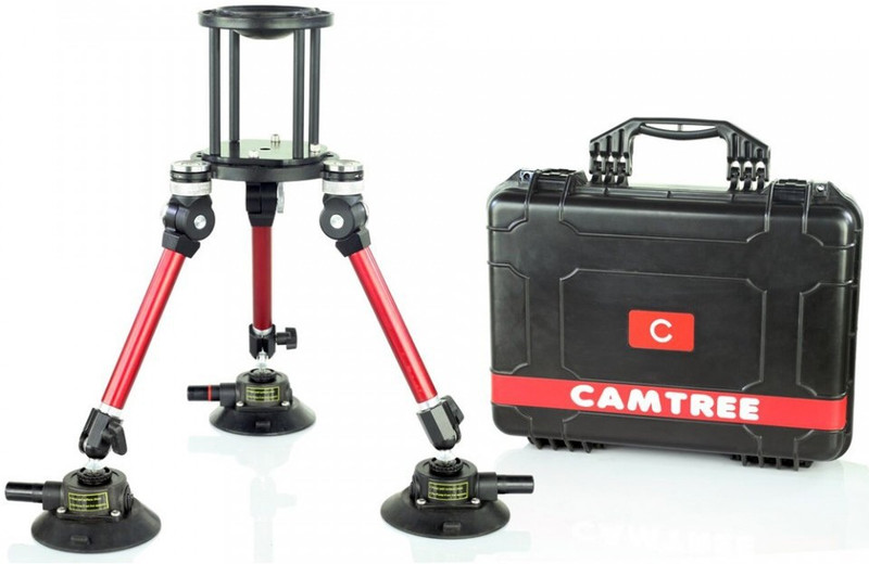 CAMTREE Camera Mount Car Gripper Vaccum Suction Cup Mount w Dust Cover Wire for DSLR DV Camera Video Moving Static Stable Fluid Shots (G-PM) G-PM Camera Rig