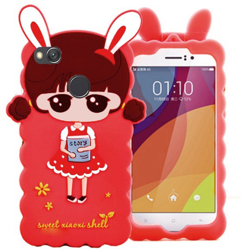woozy Back Cover for Mi Redmi 4(Red)