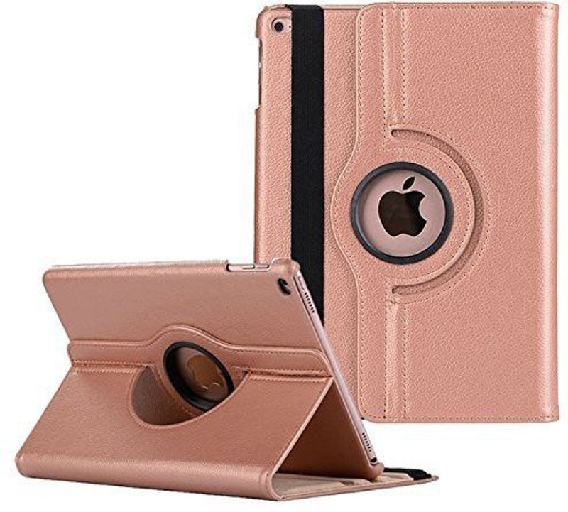 TGK Book Cover for Apple iPad 9.7 inch (2018) 6th Generation A1893, A1954 Rotating Stand Smart Flip Case(Gold, Cases with Holder) TGK Book Cover for Apple iPad 9.7 inch (2018) 6th Generation A1893, A1954 Rotating Stand Smart Flip Case(Gold, Cases with Holder)