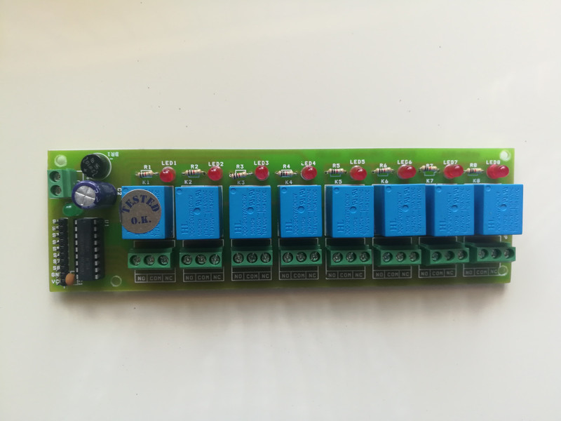vedamrit 8 Channel Relay Board(Green)